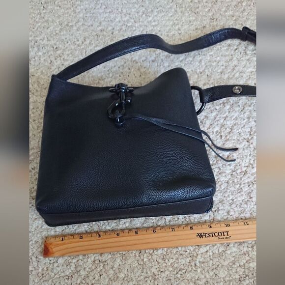 Rebecca Minkoff Megan black Leather Shoulder bag - Picture 8 of 12